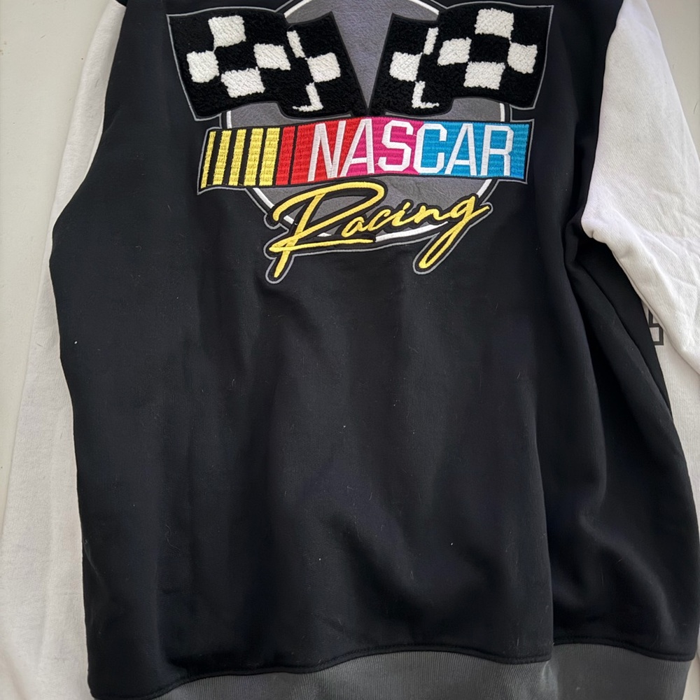 NASCAR Gray and Black Jacket